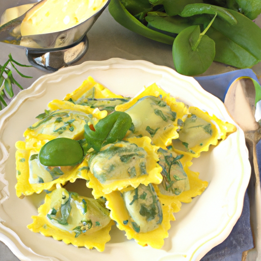 Spinat-Ricotta-Ravioli mit Zitronenbutter Rezept