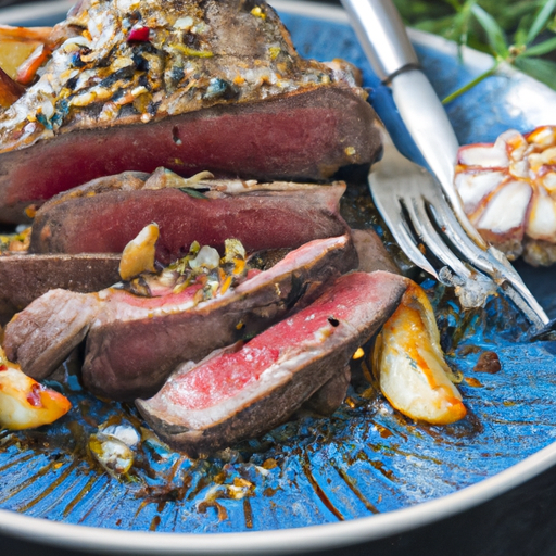 Mediterraner Rinderbraten mit Knoblauch-Rosmarin-Kruste Rezept