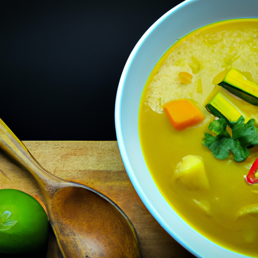 Pikantes Thai-Curry mit frischem Gemüse