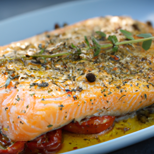 Saftiger Lachs in Kräuter-Knoblauch-Marinade Rezept