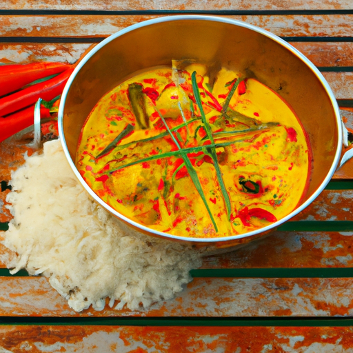 Vegetarisches Curry der Tropen