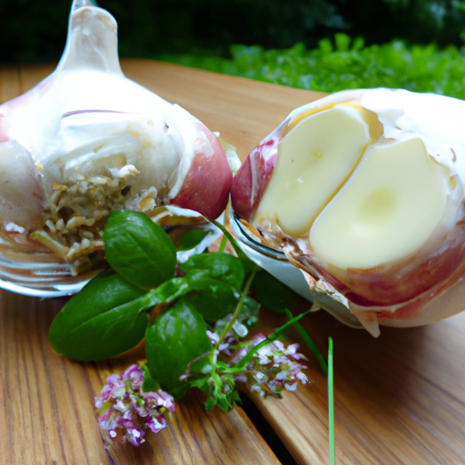 Ofenknoblauch mit frischen Kräutern Rezept Ofenknoblauch mit frischen Kräutern Rezept