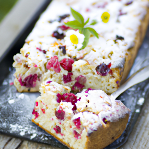 Sommerlicher Beeren-Knusperkuchen Rezept