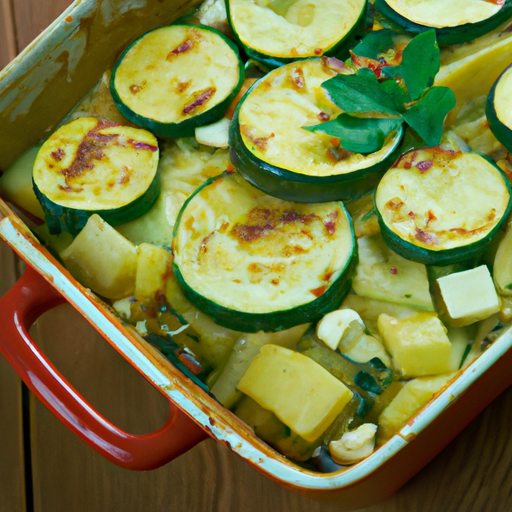 Mediterraner Zucchini-Kartoffel-Auflauf Rezept