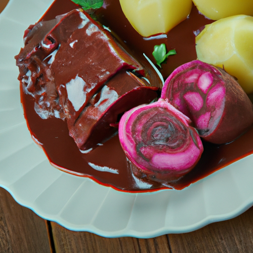 Geschmorte Rotkohlrouladen in Rotweinsauce Rezept