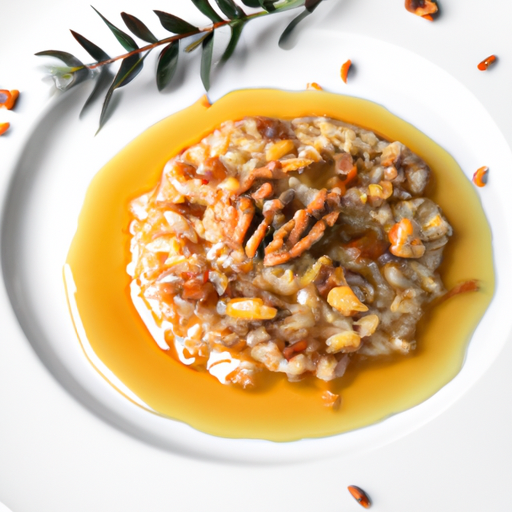 Golden Walnut-Crunch Risotto