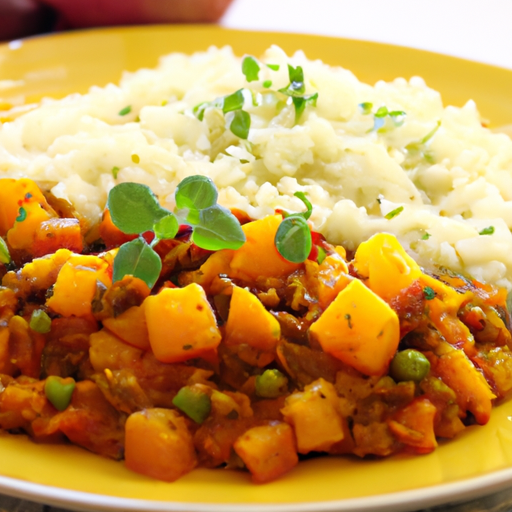 Kürbis-Curry mit Gemüse