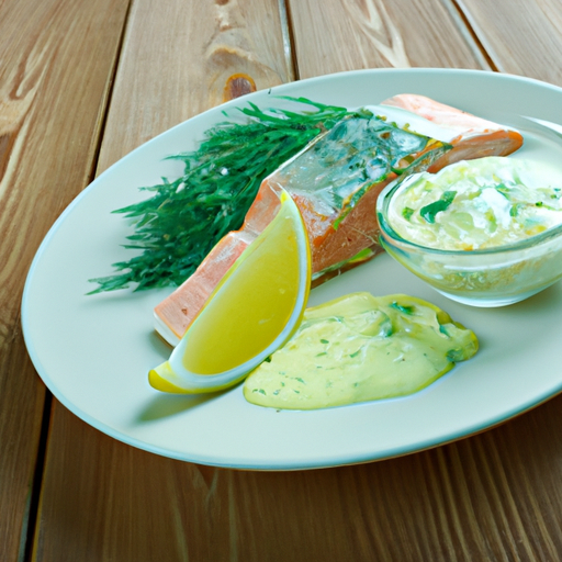 Gebratener Lachs mit Zitronen-Dill-Sauce Rezept