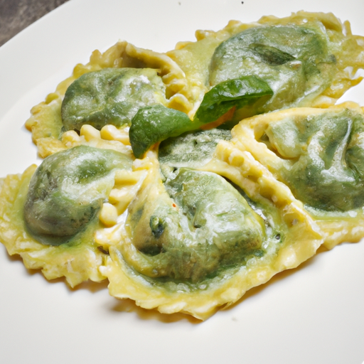 Ravioli mit Spinat-Ricotta-Füllung und Salbeibutter Rezept