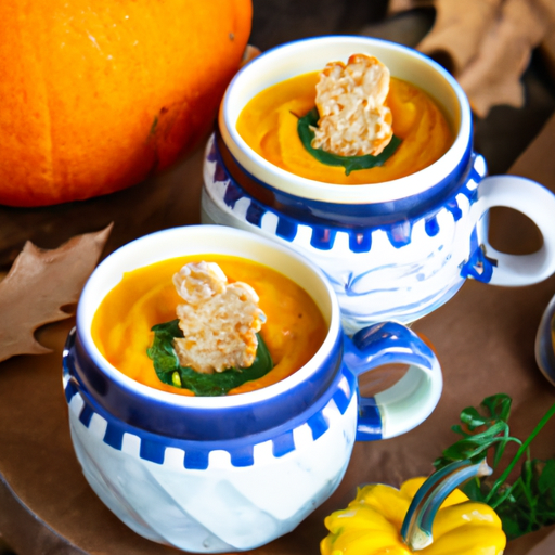 Pikante Kürbissuppe mit Kokosmilch