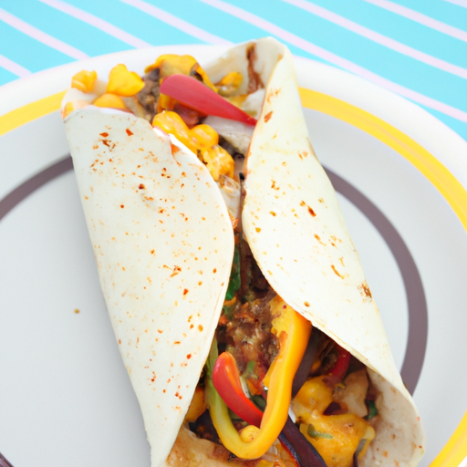 Feurige Hähnchen-Burritos
