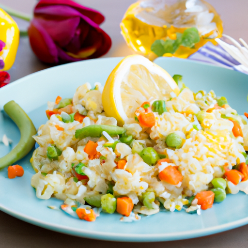 Frühlingsrisotto mit frischem Gemüse