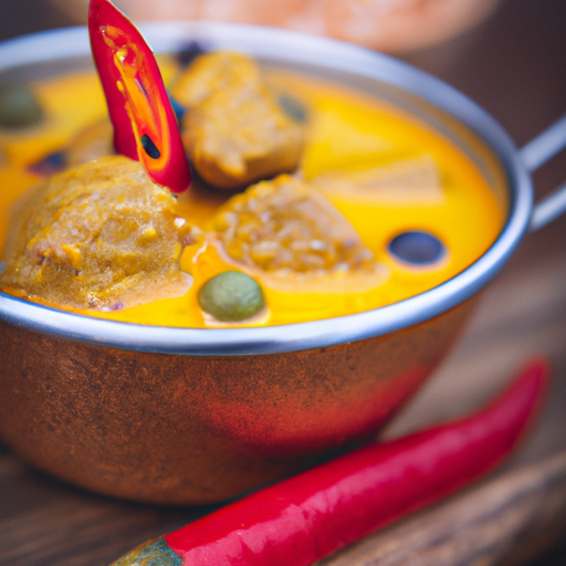 Rotes Thai Curry mit exquisite Aromen